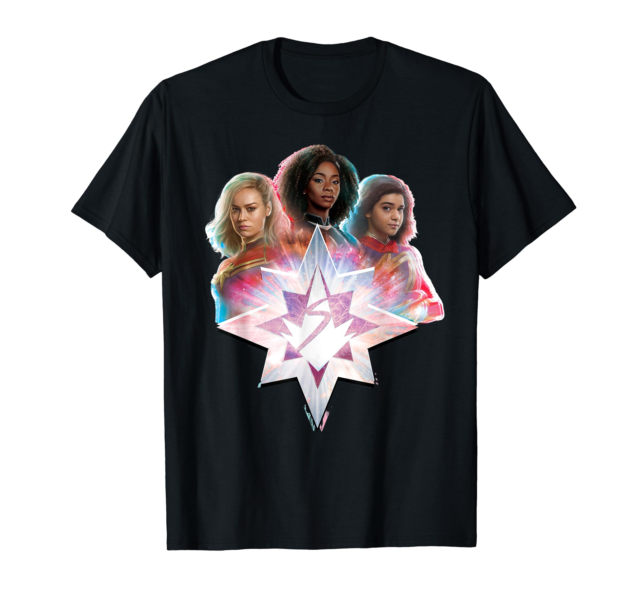 MarvelStudios The Marvels Carol Monica Kamala Power Icon T-Shirt