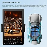 Vista 9 de Estéreo de coche con pantalla táctil giratoria de 10.1 pulgadas, Android 13, inalámbrico CarPlay/Android Auto, CPU de 4 núcleos, 2GB+32GB
