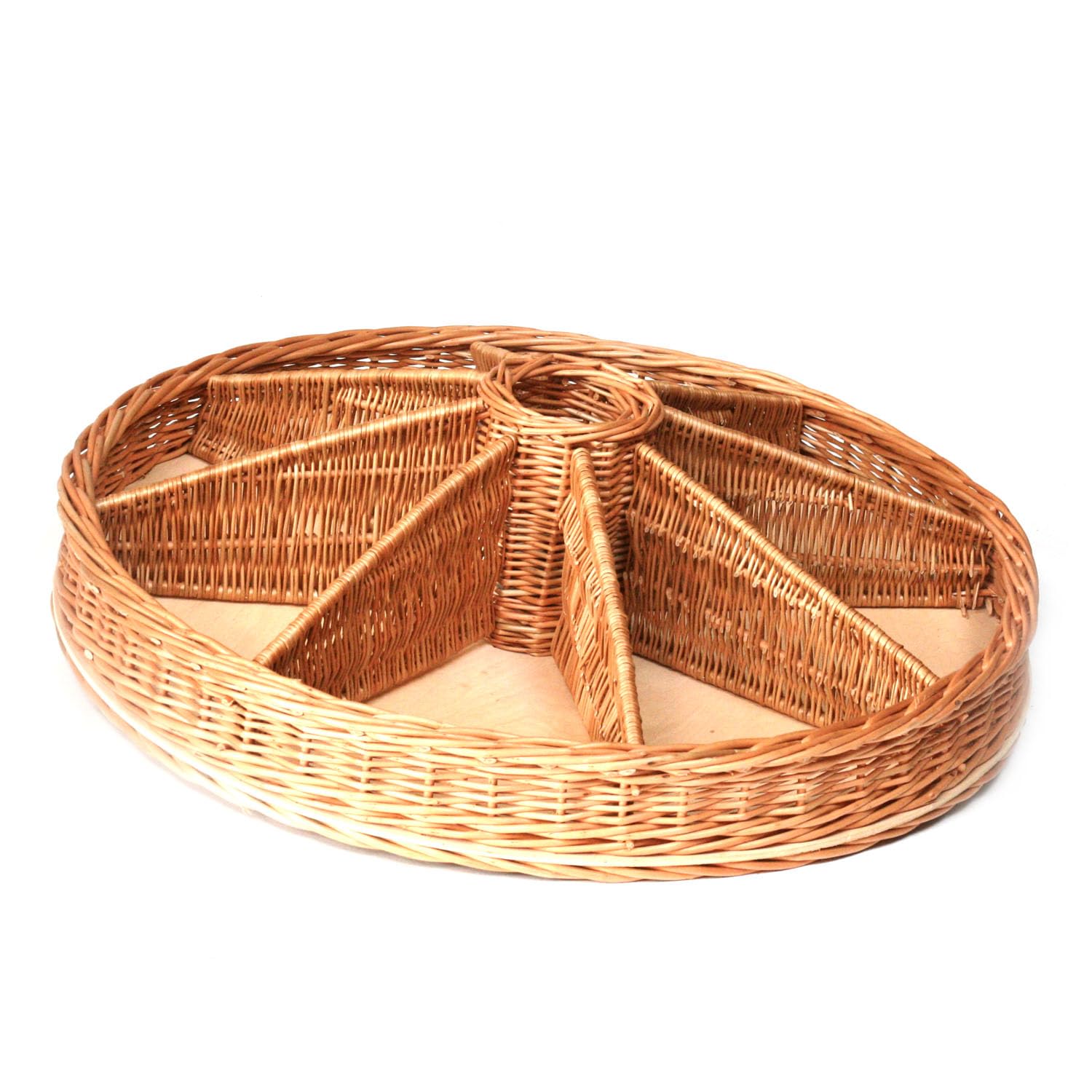 Cesta de mimbre expositora de e-wicker24 para tiendas y fruterías
