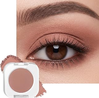 Erinde Dusty Rose Matte Single Eye Shadow Palette Makeup for Older Women, Natural Eyeshadow Powder for Blue, Green Brown Eyes, High Pigment Blendable Long-Lasting Eye Shadow Sombras para Ojos, 03