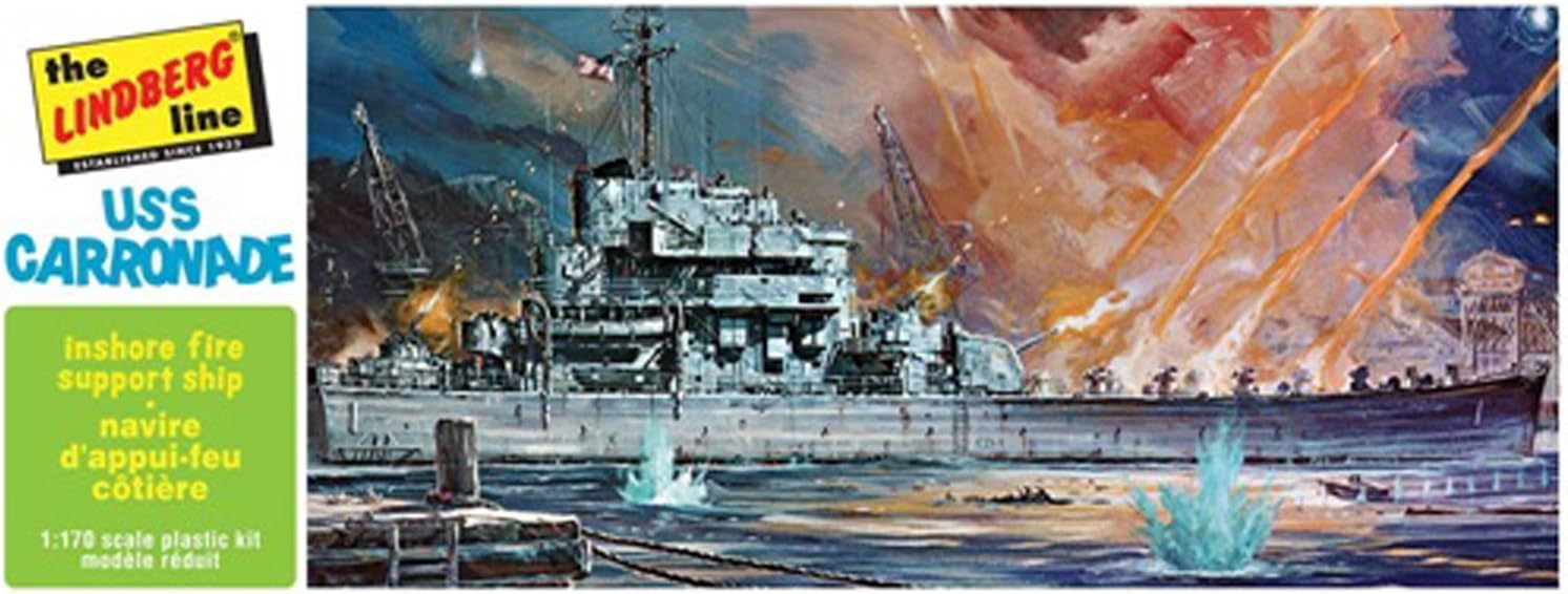 Lindberg Models 1:168 Scale USS Carronade Model Kit
