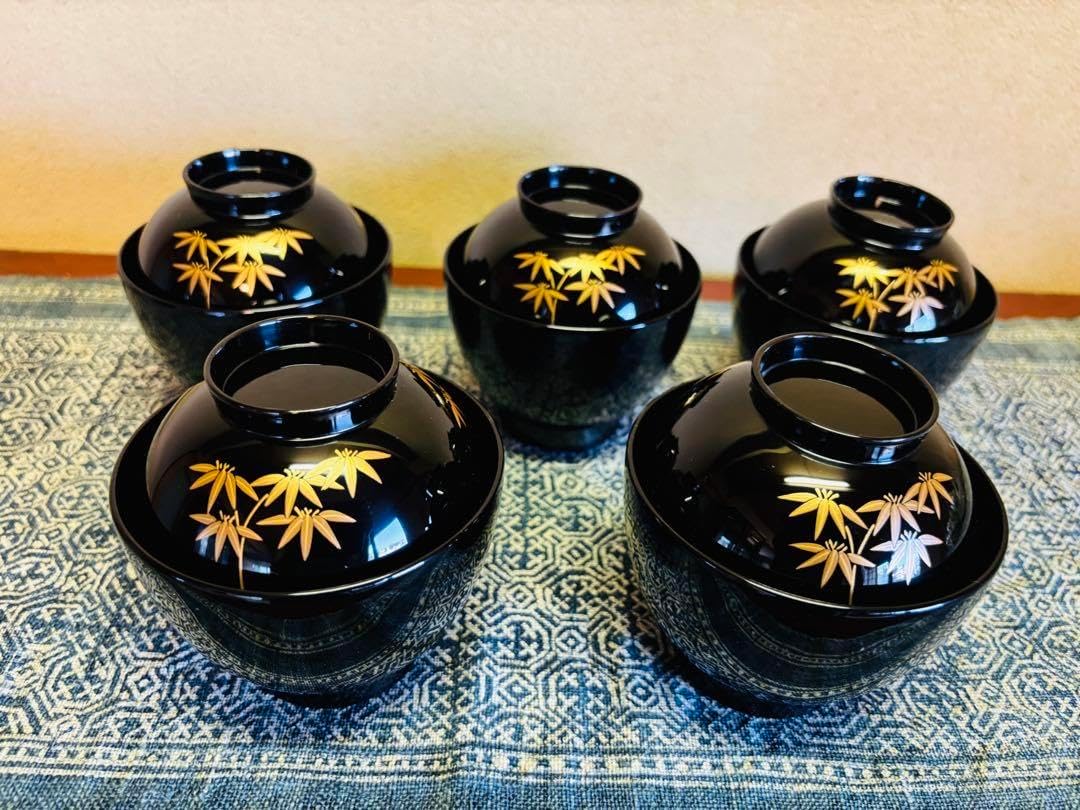 川連漆器 吸い物椀 5客 総梨地 五清 吸物椀 五客セット – 象彦 公式 川連漆器 吸い物椀 5客 総梨地 五清 吸物椀 五客セット – 象彦 公式