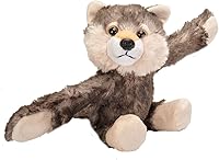 Vista 10 de Wild Republic Huggers Juguete de peluche, ajustable estilo brazalete, juguete para niños, Tiger