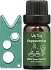 Veda Tinda Essential Oil, 100% Pure Nature Organic Essential Oil for Refreshing, Hair Growth, Clear Head with Diffuser, 0.34 fl oz, 1 fl oz, 4 fl oz