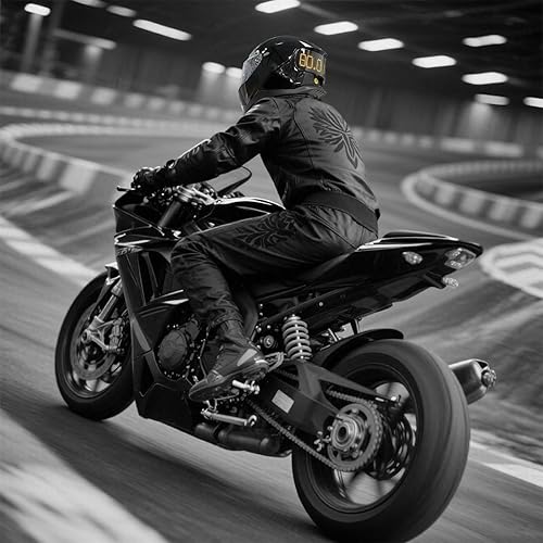 Miniatura 7 de Full Face Motorcycle Helmet - DOT Approved, App Programmable Rear Display, USB Charging, Adult Dirt Bike Helmet for Men & Women