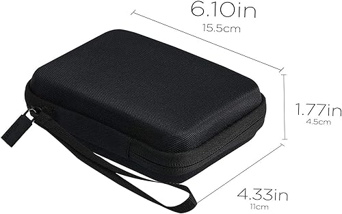 Miniatura 5 de co2CREA Funda de viaje rígida de repuesto para Samsung T7 Touch SSD portátil de 500 GB 1 TB 2 TB unidades de estado sólido externas (funda negra +