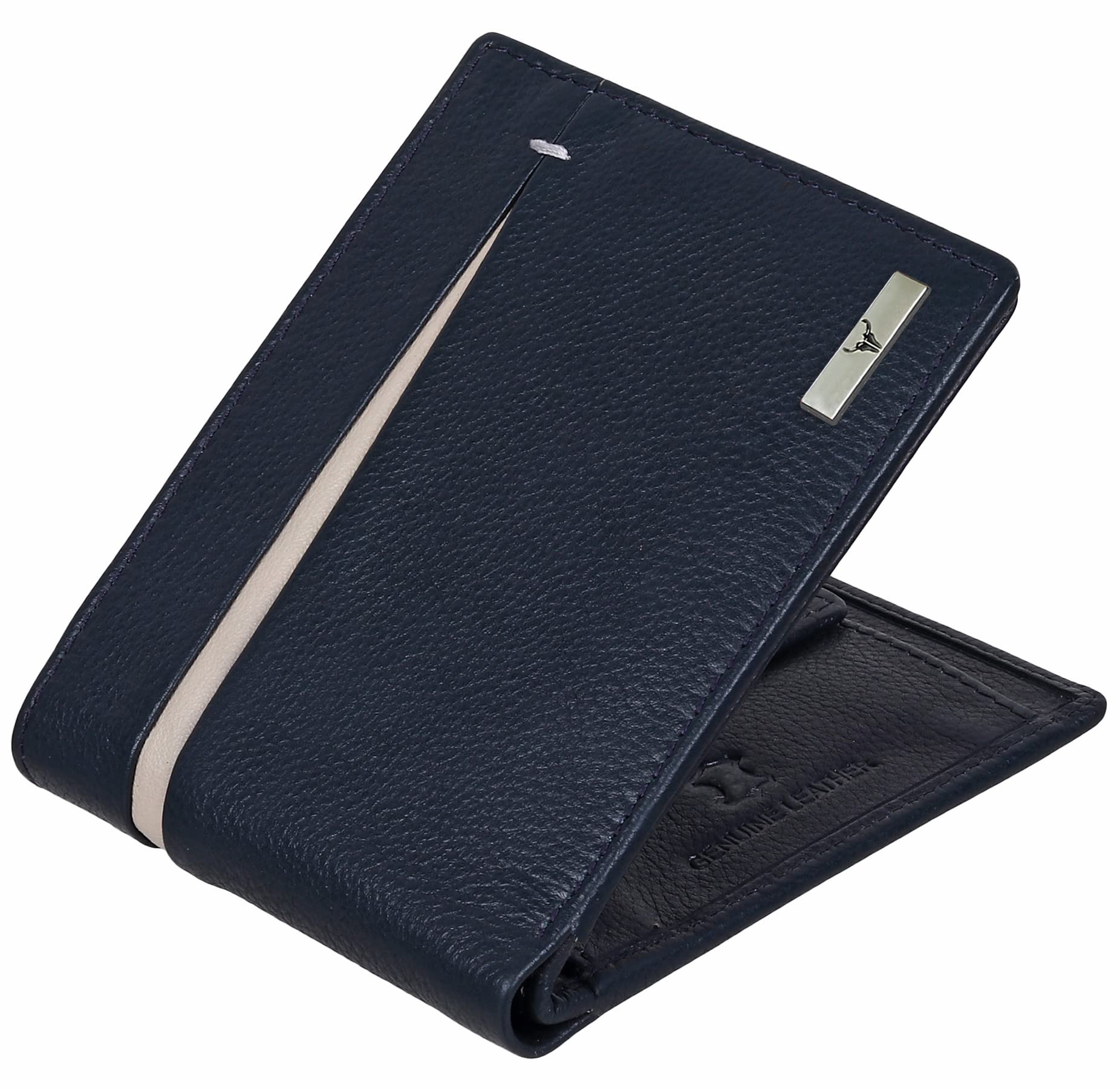 NAPA HIDE Leather Wallet for Men I Handcrafted I 6 Card Slots I 2 Currency & Secret Compartments I 1 Zipper & 2 ID Card Slots - Image 2 thumbnail
