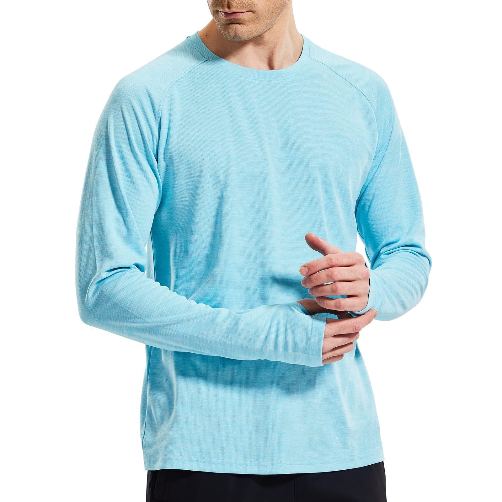 Men's UPF 50+ Long Sleeve Sun Shirt, Quick Dry