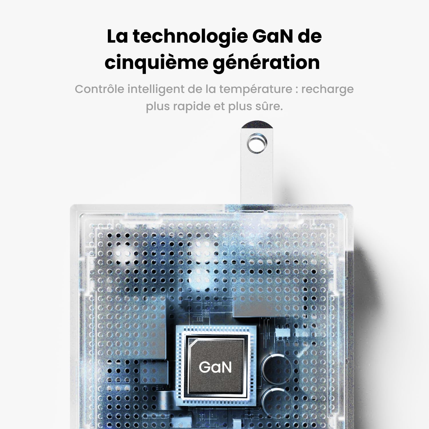 SHARGE Pixel 100 Chargeur USB-C 100W GaN 4 Ports avec Écran Intelligent