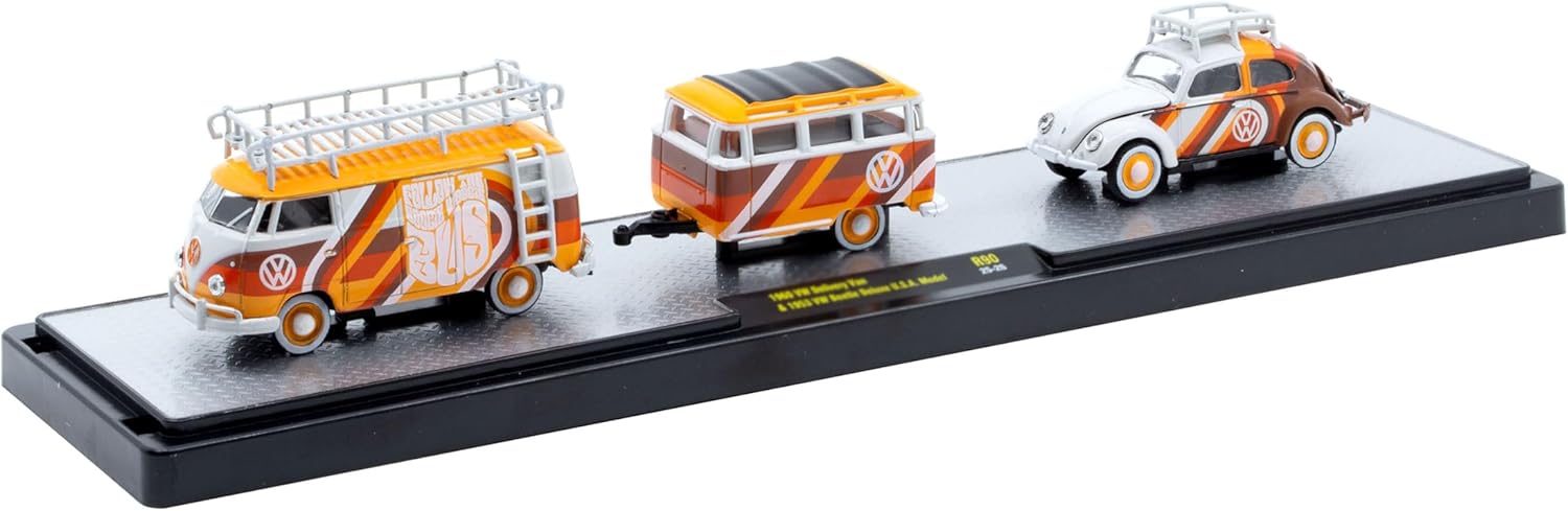 Auto Haulers Set of 3 Trucks Release 90 Limited Edition to 8000 Pieces Worldwide 1/64 Diecast Models by M2 36000-90