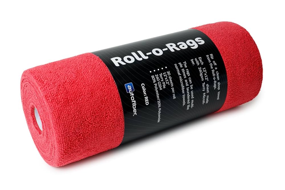 Amazon.com: Autofiber Roll-o-Rags Microfiber Towels, Tear