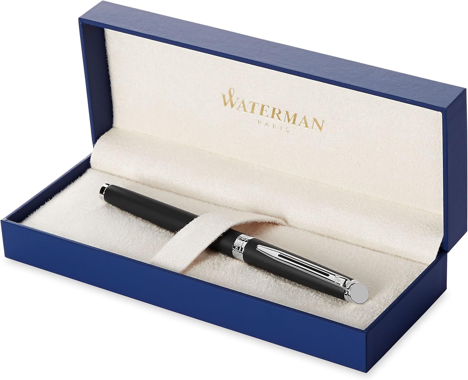 Waterman Hemisphere Essential Matte Black Chrome Trim - S0920850 matt black with chrome trim