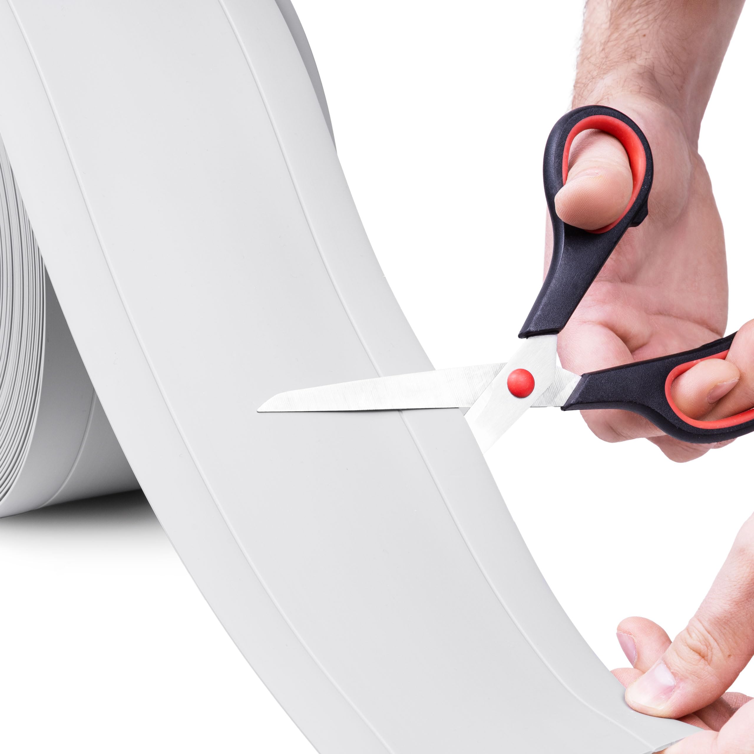 Quest Rodapié Flexible 6 en 1 PVC 95 mm Autoadhesivo - Marrón, 25 m