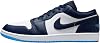 Nike Air Jordan 1 Low para hombre (Azul Marino/Blanco/Azul Universitario) 1