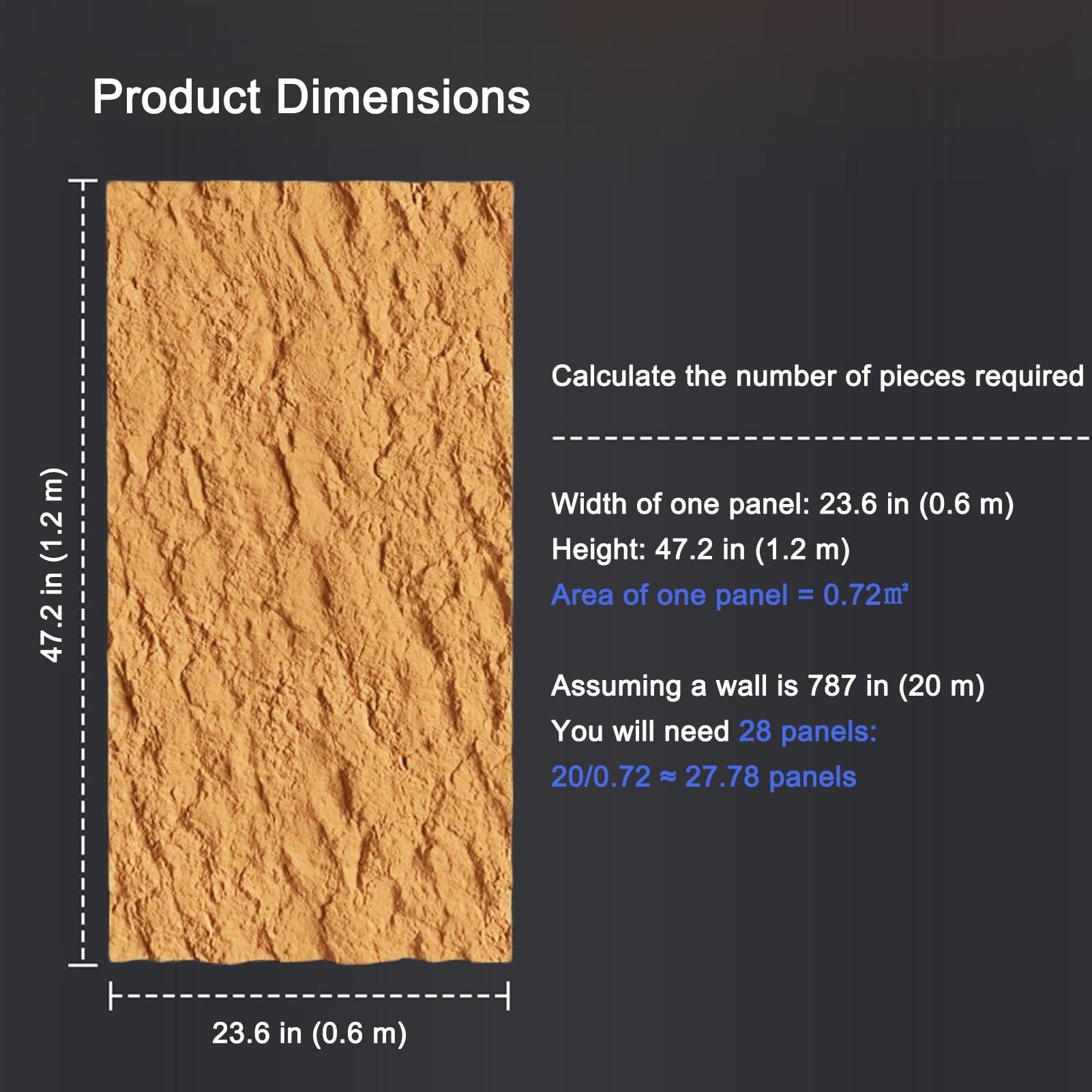 Panel de Pared de imitación de Piedra 3D, Panel de Pared de ladrillo con Textura de Cemento PU, Impermeable y Ligero, Revestimiento de Pared Decorativo de Interior, Adecuado para Paredes de