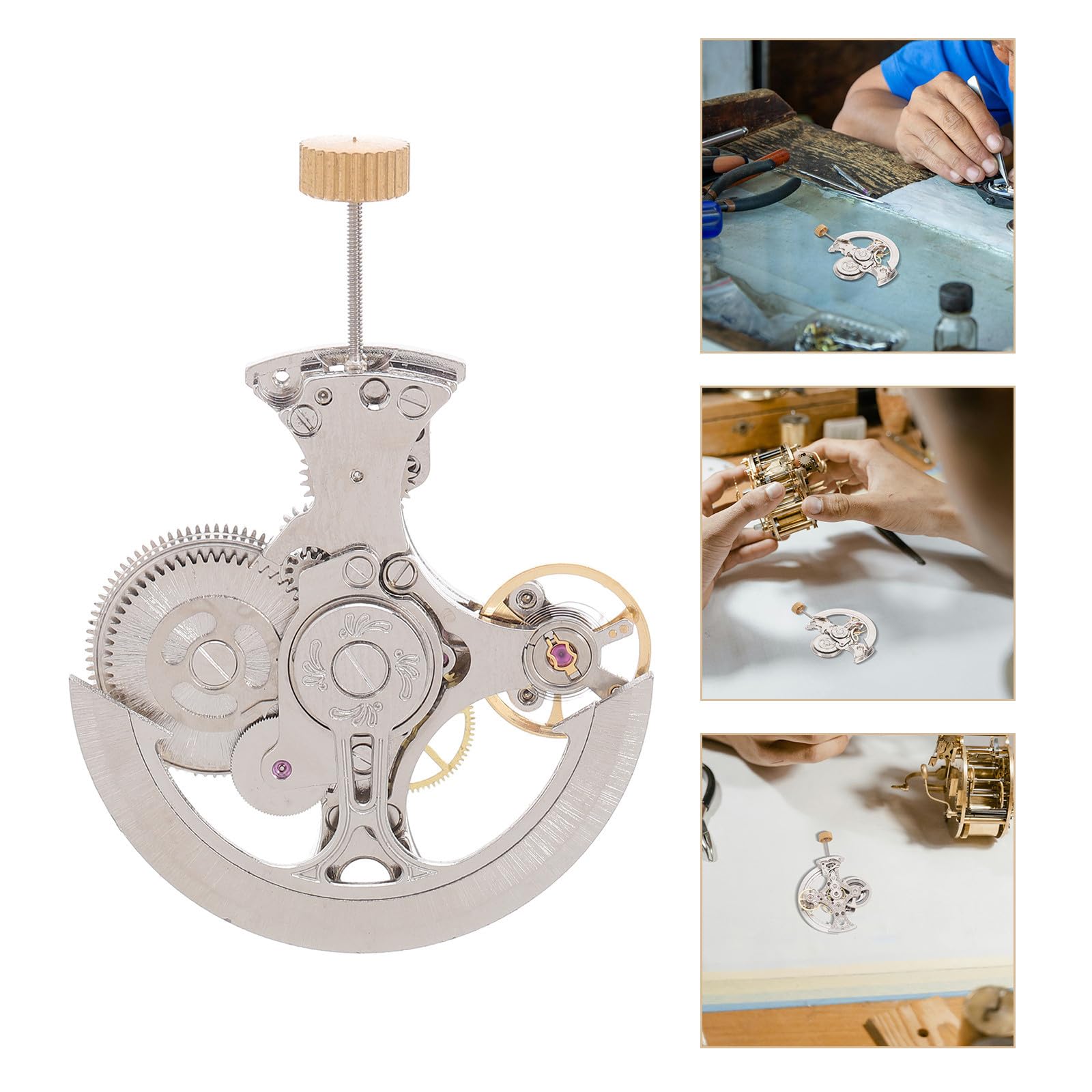 Lurrose Movimento Meccanico Automatico per Orologi - Parte Meccanica Unica e inciso a Mano per riparazioni ad Eventi Formali