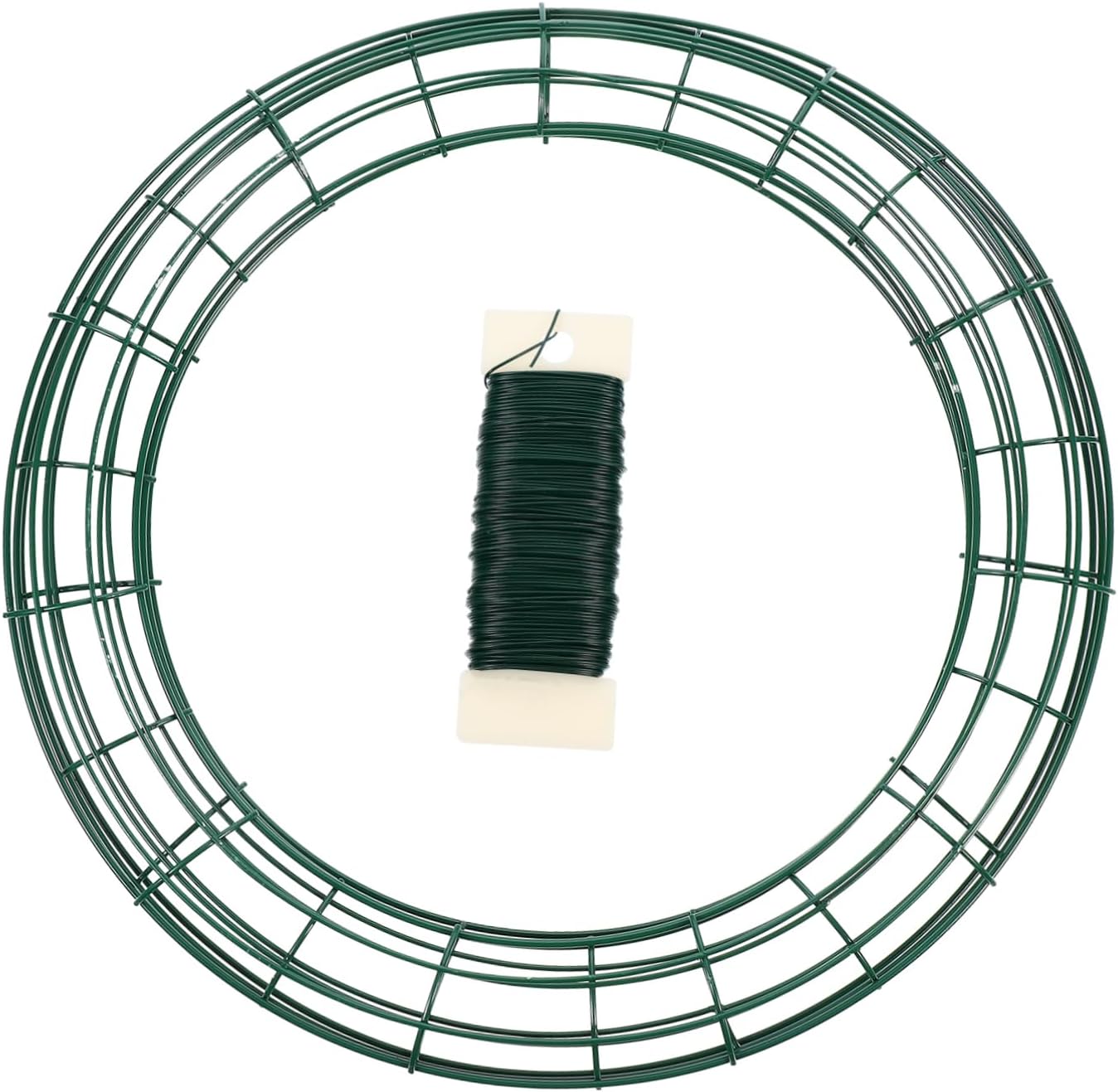 Ciieeo 3pcs Garland Hoop Metal Wreath Ring for DIY Decorations Floral Wall Decor Wire Spool
