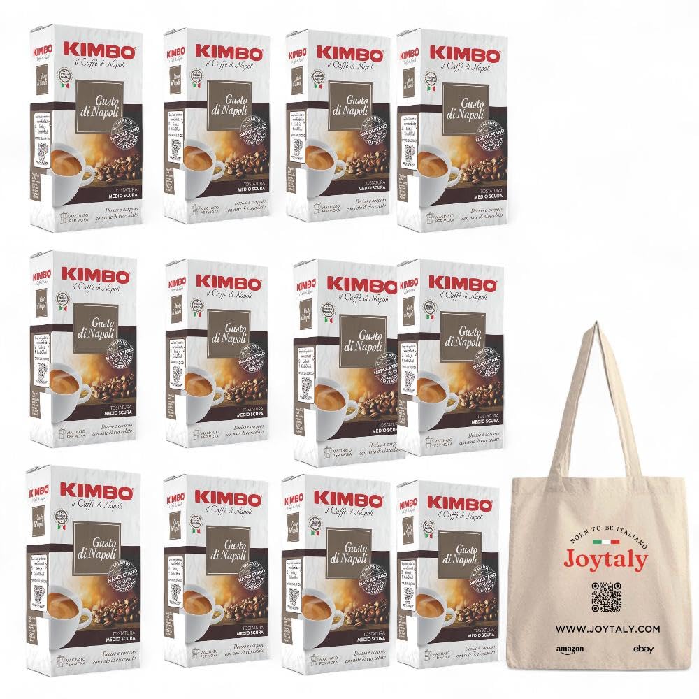 Kimbo Gusto di Napoli - Café molido - Paquete de 12 x 250 g (12)