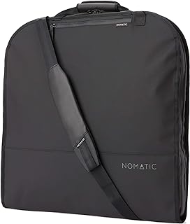 NOMATIC Garment Bag - Premium Black Nylon Garment Bag, Travel Hanging Luggage Garment Bag with Shoe Compartment, Holds Up ...