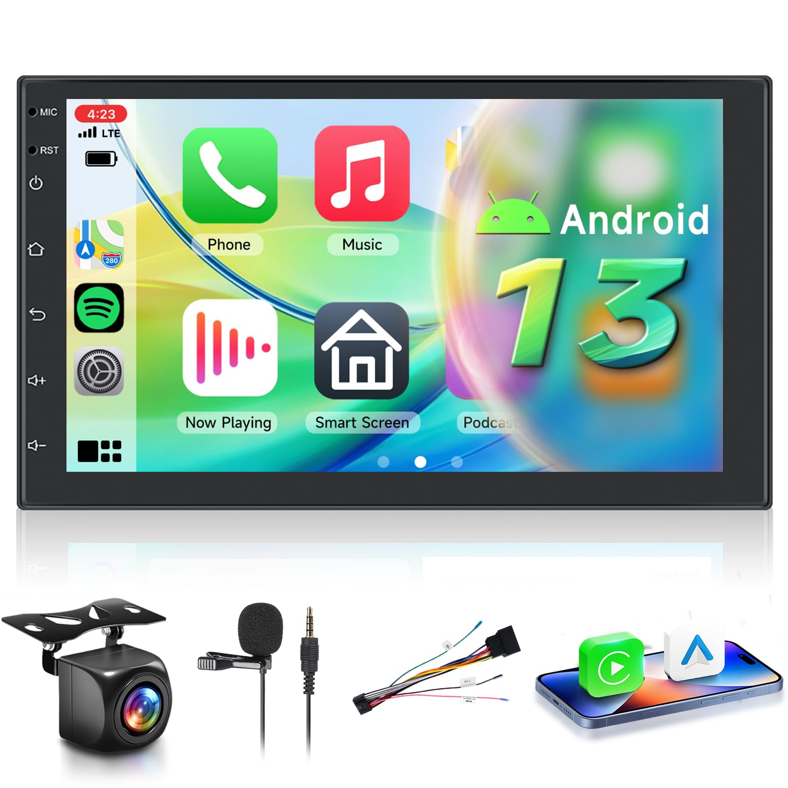 Hodozzy Radio Car Audio 7 Pollici GPSBluetooth - Dettaglio