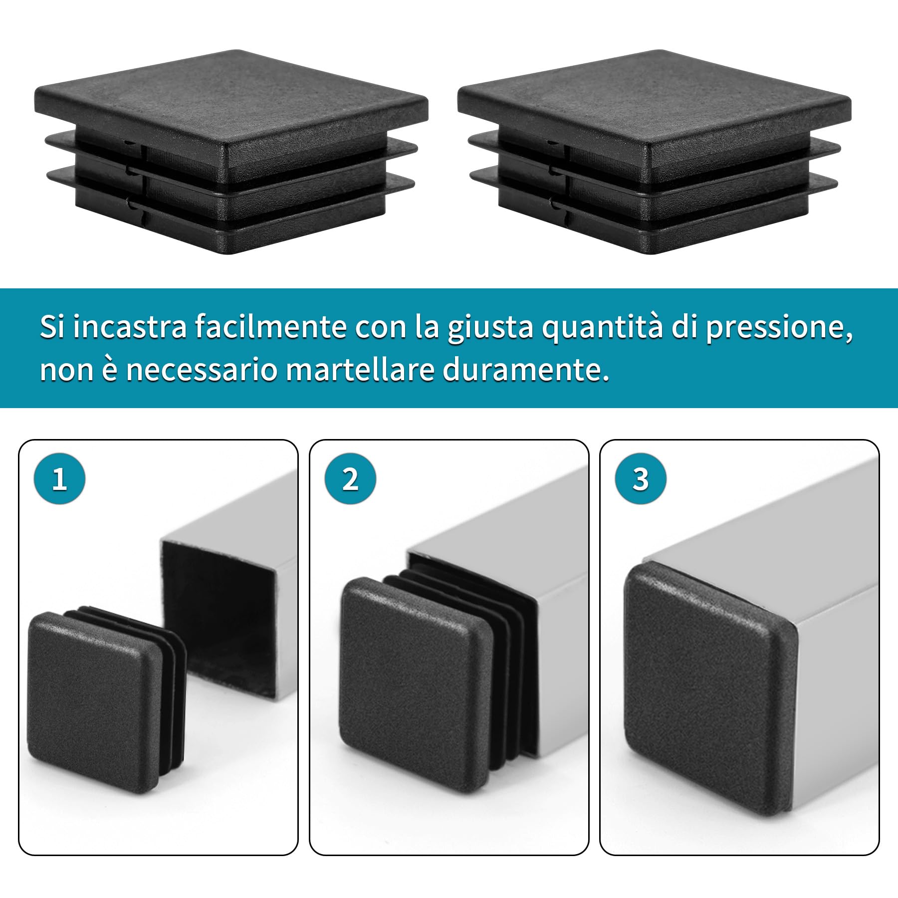 Bouchon Carré. Bouchons Carrés Pour Chaises. Bouchons