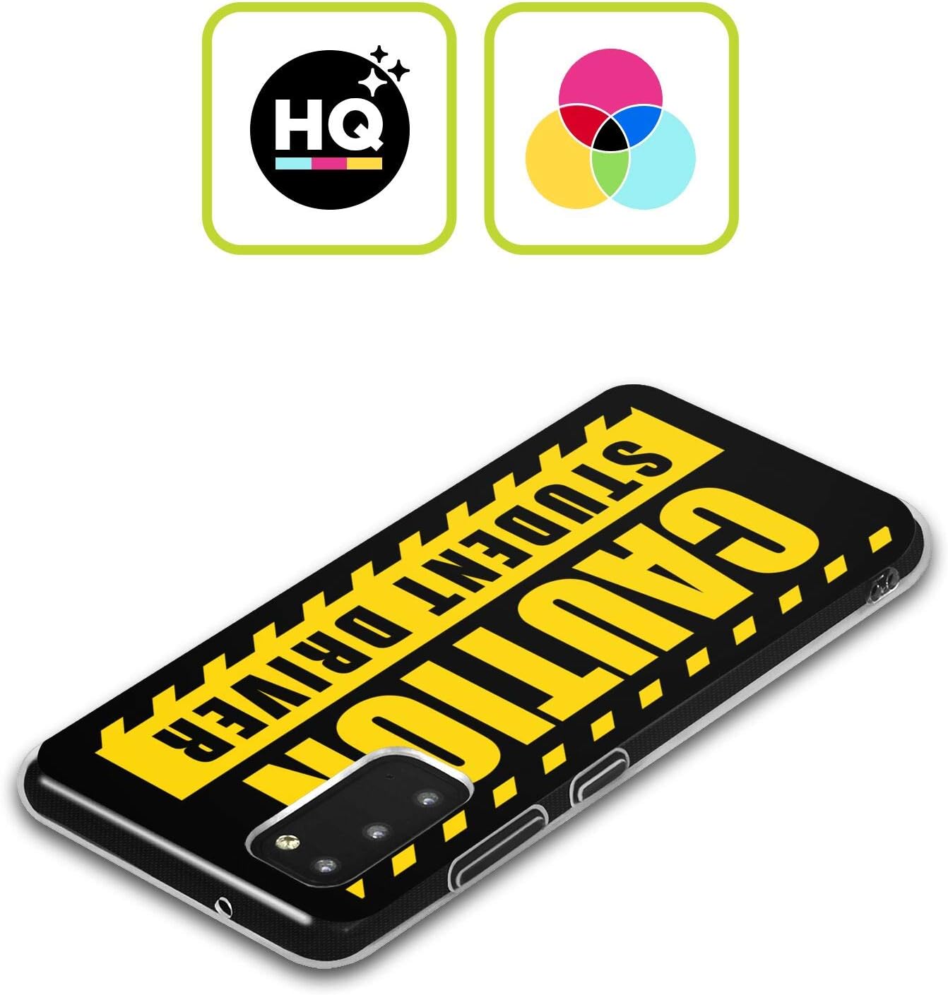 Head Case Designs Caution Student Driver Signs Gel Case [Military Grade Protection] Compatible with Samsung Galaxy A56 5G
