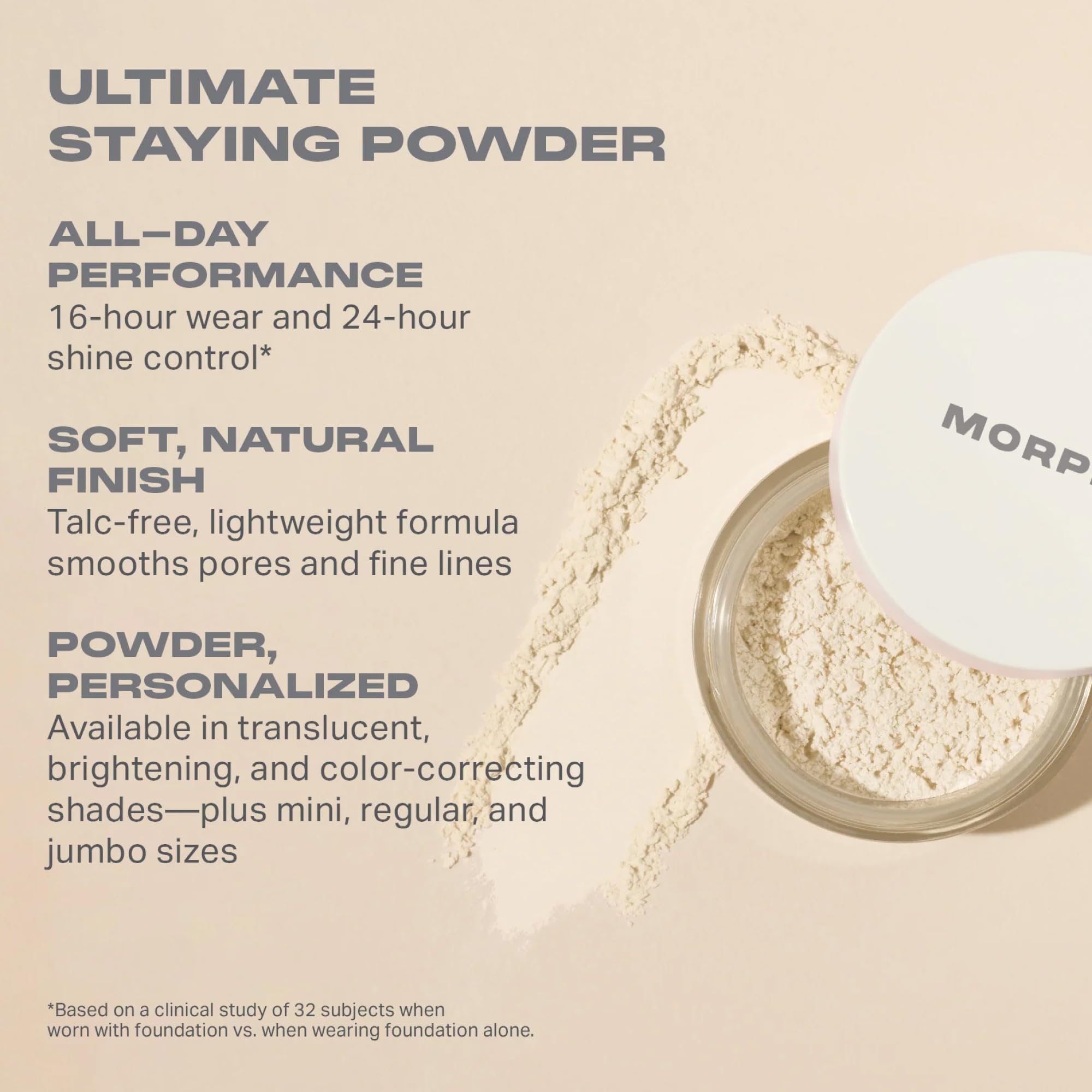 Morphe Bake & Set Powder - Translucent Setting Powder -4 Morphe Bake & Set Powder - Translucent Setting Powder -4