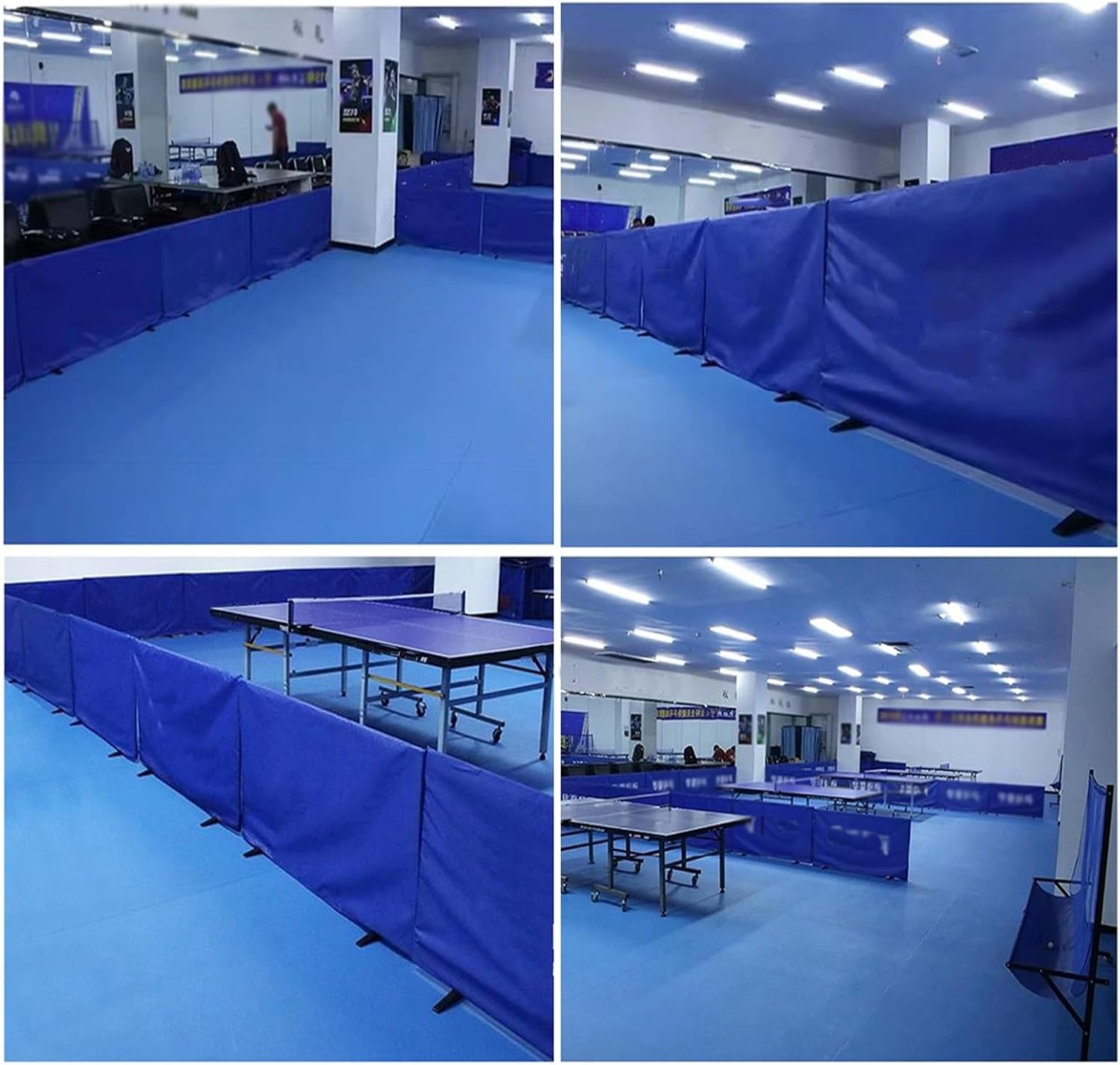 Table Tennis Field Fence,Blue Pickleball Court Divider,Portable,Easy to Carry for