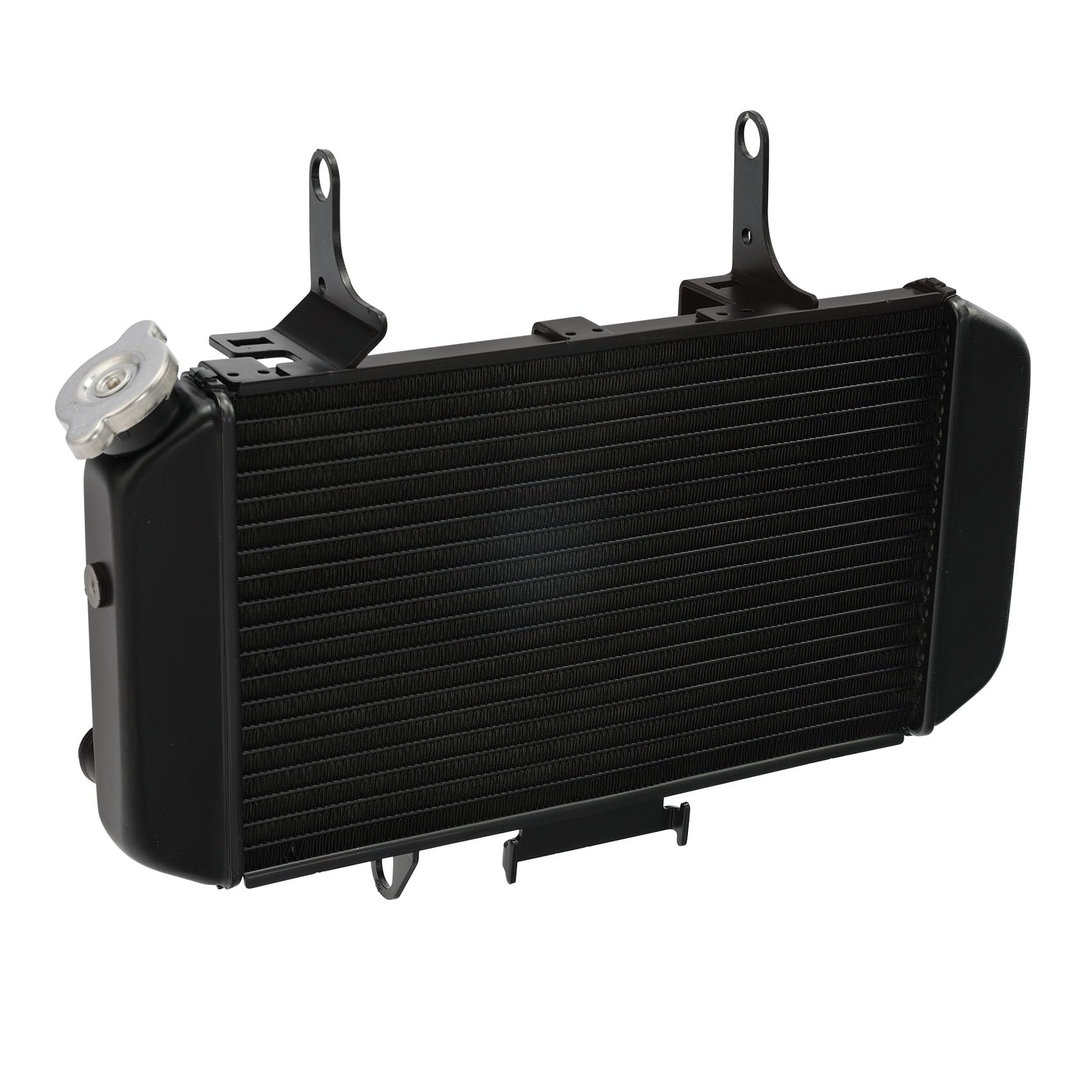 SLMOTO Black Motorcycle Replacement Radiator Water Cooler Cooling Fit For SUZUKI DL650 DL 650 V-Strom 2004 2005 2006 2007 2008 2009 2010 2011