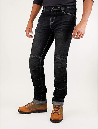 コミネ(KOMINE) バイク用 KVジーンズ ブラック L WJ-742R