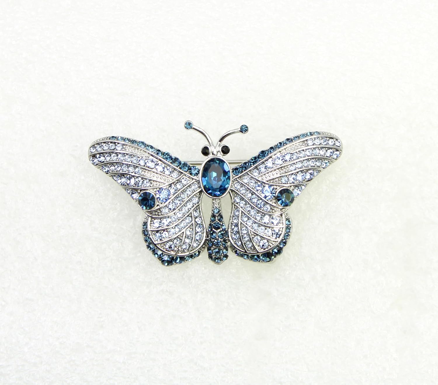 Gorgeous Rhinestone Crystal Butterfly Pin Brooch