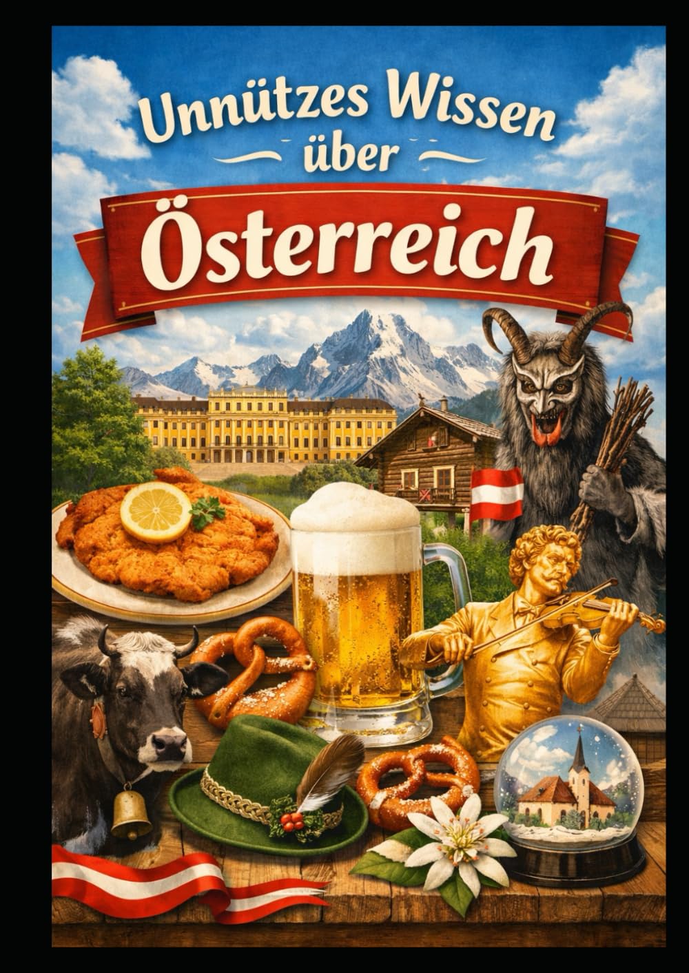 Unnützes Wissen über Österreich: Humorvoll, liebevoll-ironisch und randvoll mit Fakten, die man nie braucht – aber gern weitererzählt.