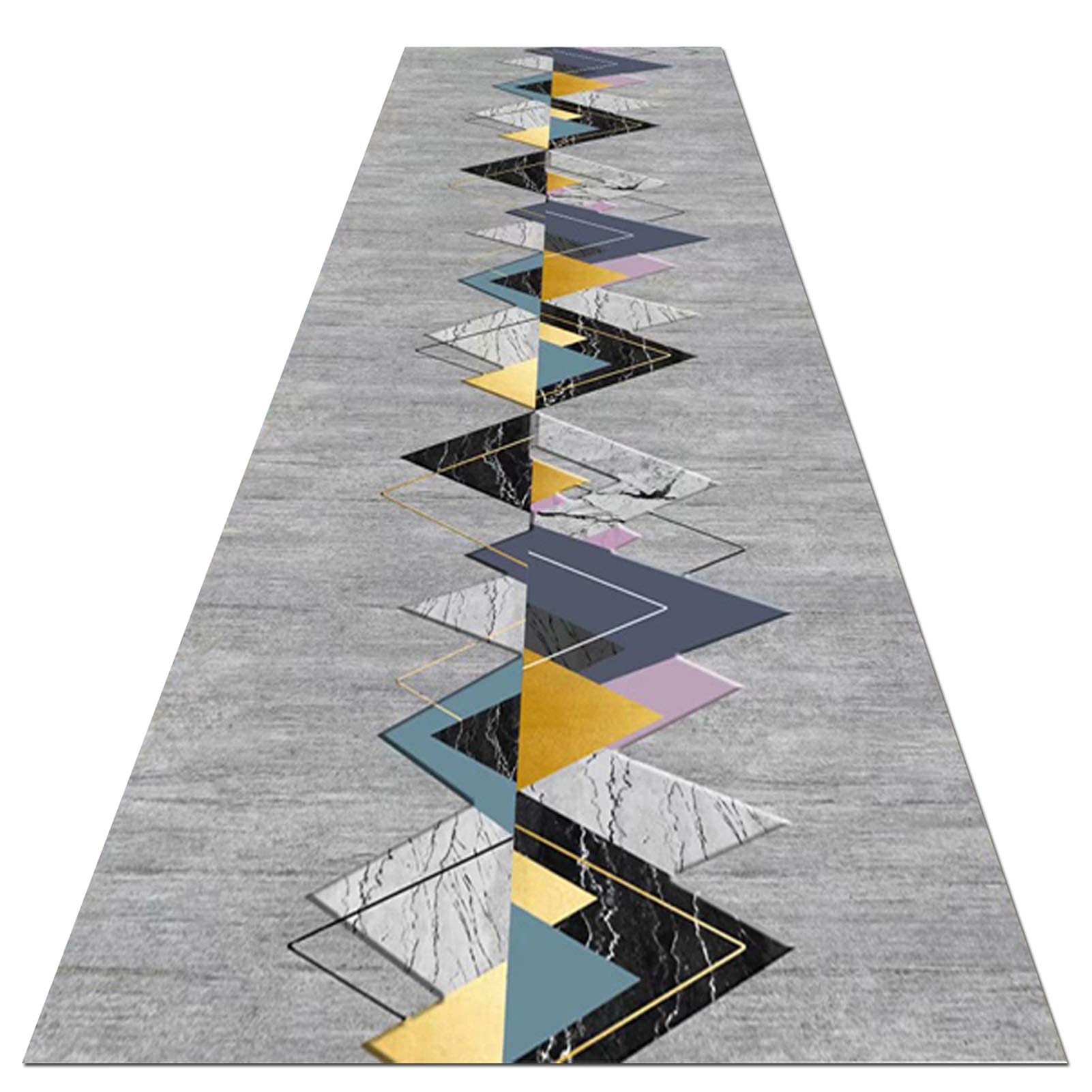 Tapis d'escalier et couloir étroit pour sécuriser l'entrée de la maison