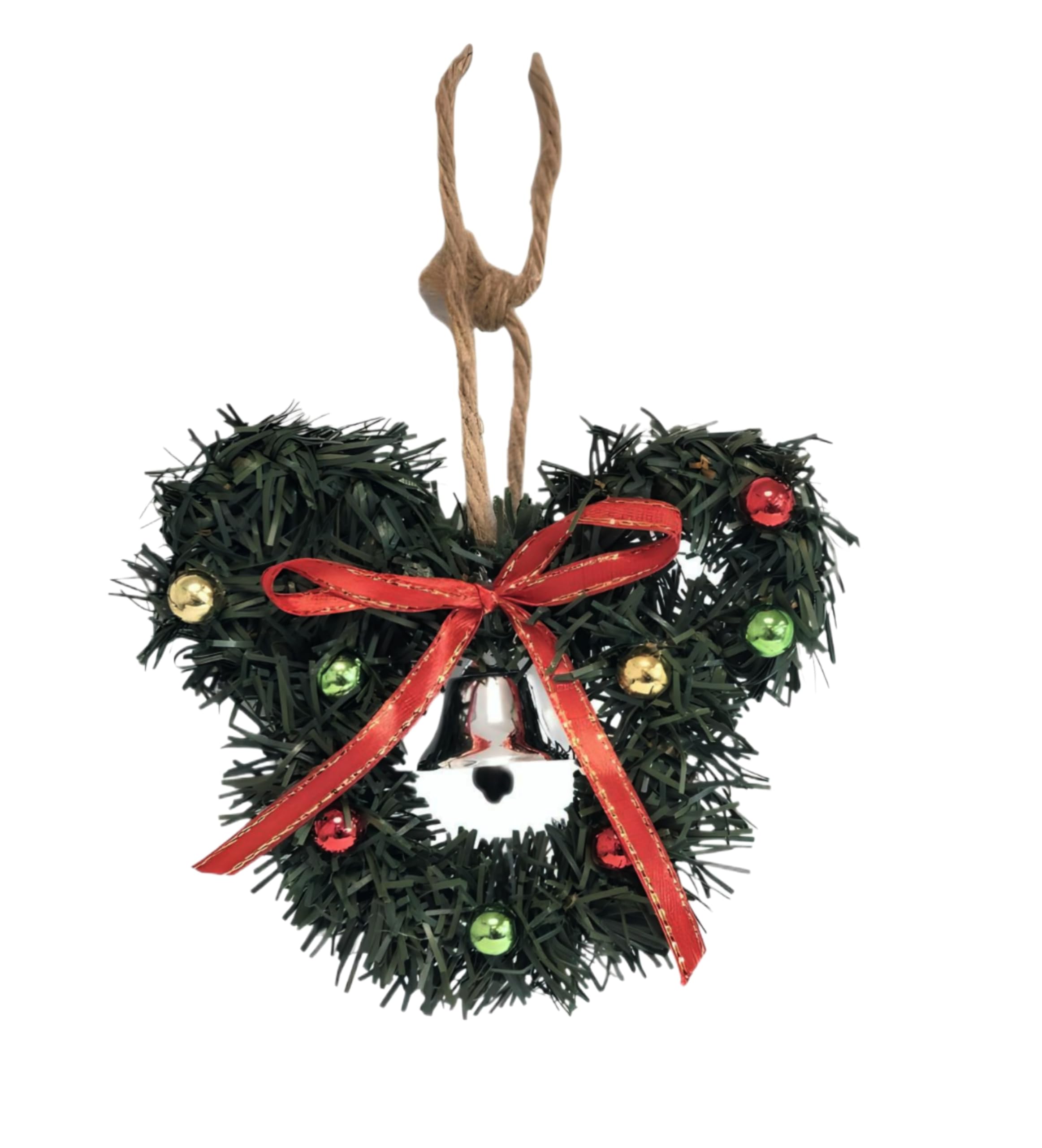 Mini Wreath for Novelty Disney Christmas Hanging Festive Door, Home, or Office Deco