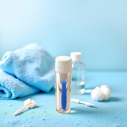 Miniatura 5 de Herramienta de inserción de lentes de contacto de silicona suave azul, removedor de émbolo fácil, lentes suaves y duras, suministros de herramientas