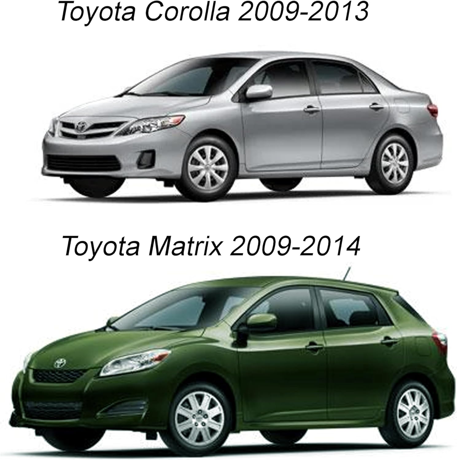 4PC Inner/Outer Tie Rod Ends FITS Toyota 2009-2013 USA Built Corolla 2009-2014 Matrix