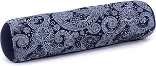 LEEWADEE Yoga Bolster Grande – Almohadilla tailandesa de kapok Hecha a Mano, cojín Alargado para Pilates