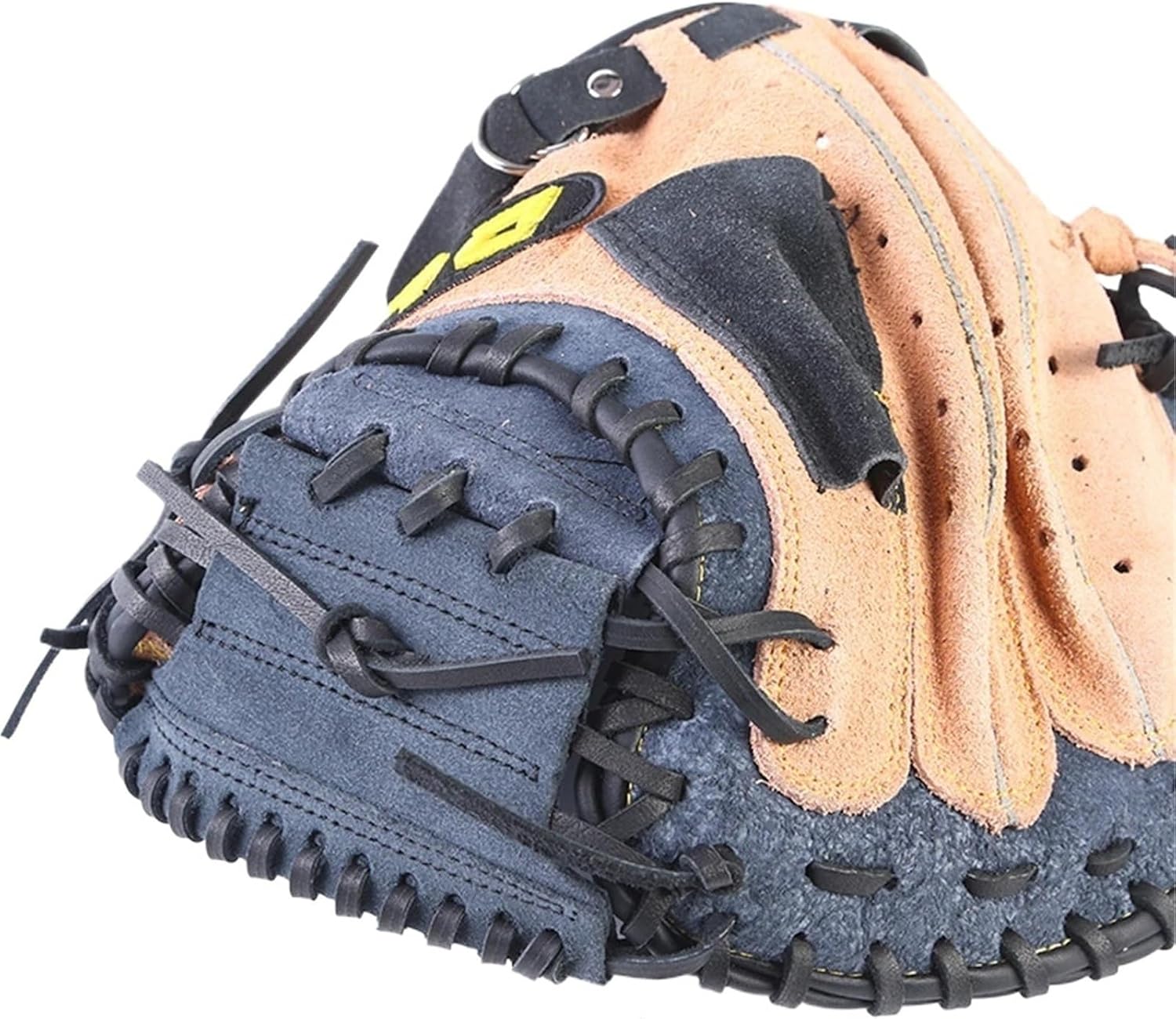 12.5 Inch Leather Catcher's Mitt for Baseball & Softball, Left Hand Training & Practice Equipment