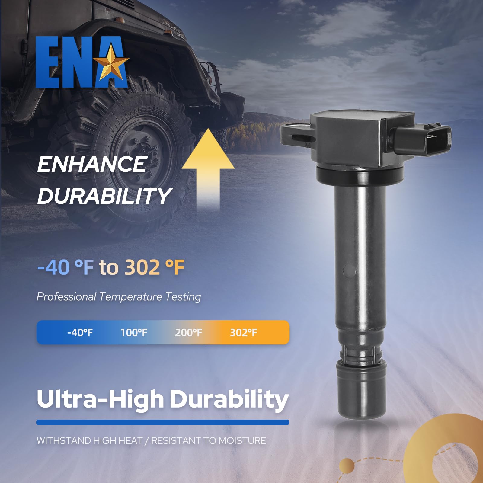 Amazon.com: ENA Set of 8 Ignition Coil Pack Compatible with