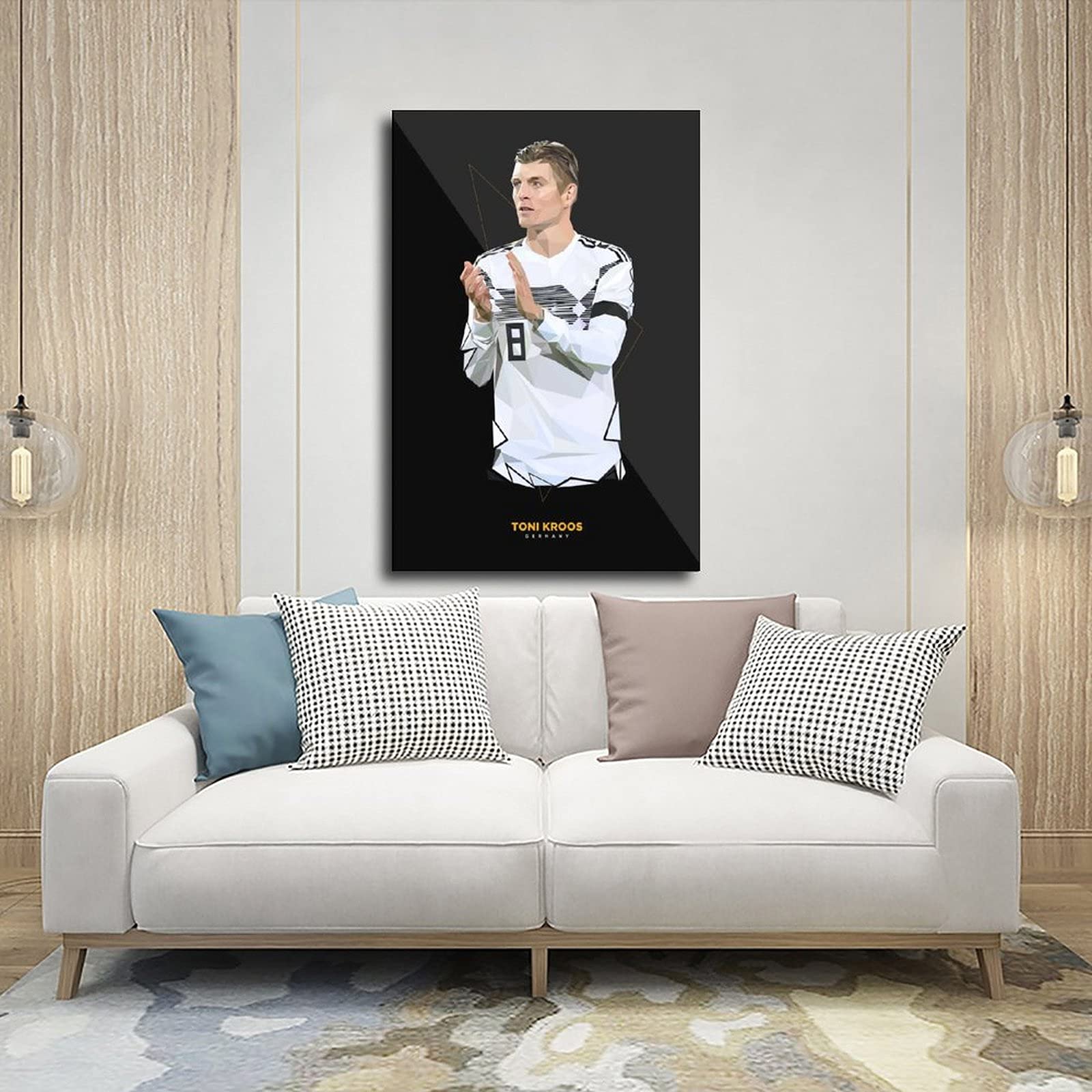 Toni Kroos Poster 20x30cm - Leinwand Druck Für Fußball Fan Dekoration