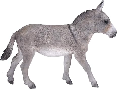MOJO Donkey | Hand-Painted Toy Figure | Farm Animals Collection | True to Life & Highly Detailed | Designed in UK