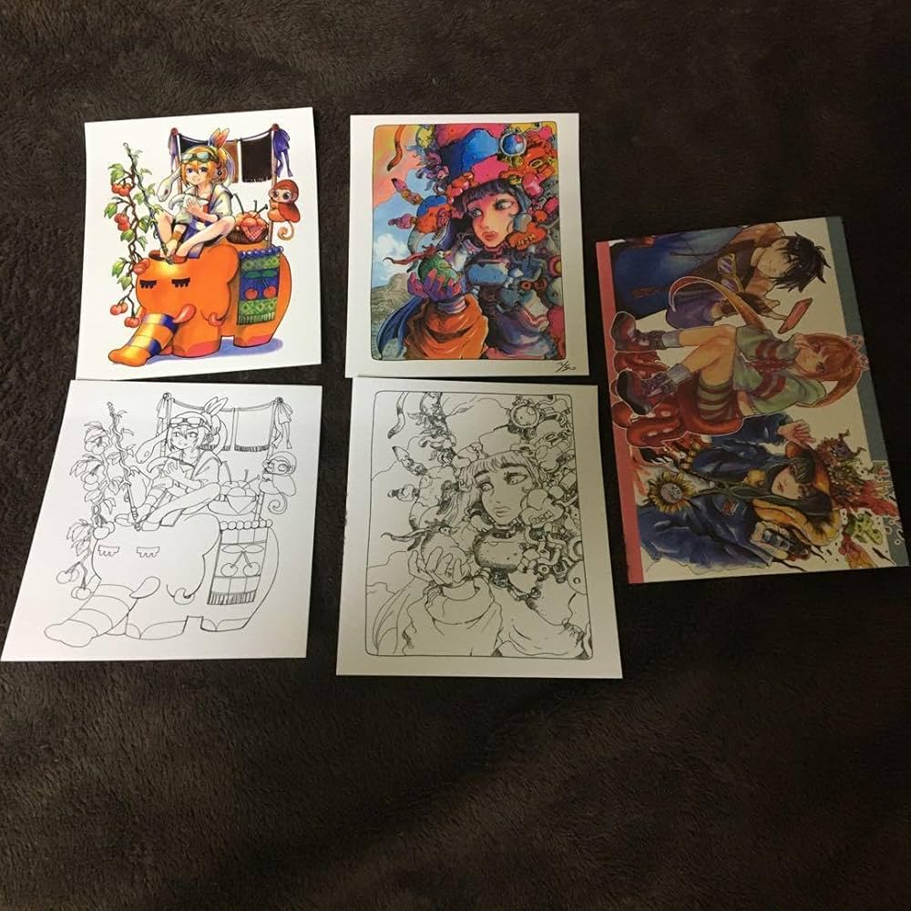 Amazon.co.jp: なつめさんち*ポストカードと塗り絵イラスト&お手本 Amazon.co.jp: なつめさんち*ポストカードと塗り絵イラスト&お手本