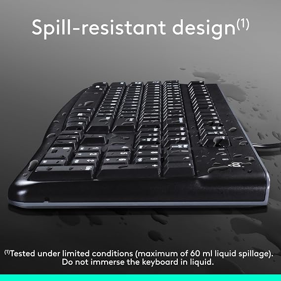 Logitech K120 Wired Keyboard for Windows