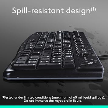 Logitech K120 Wired Keyboard for Windows