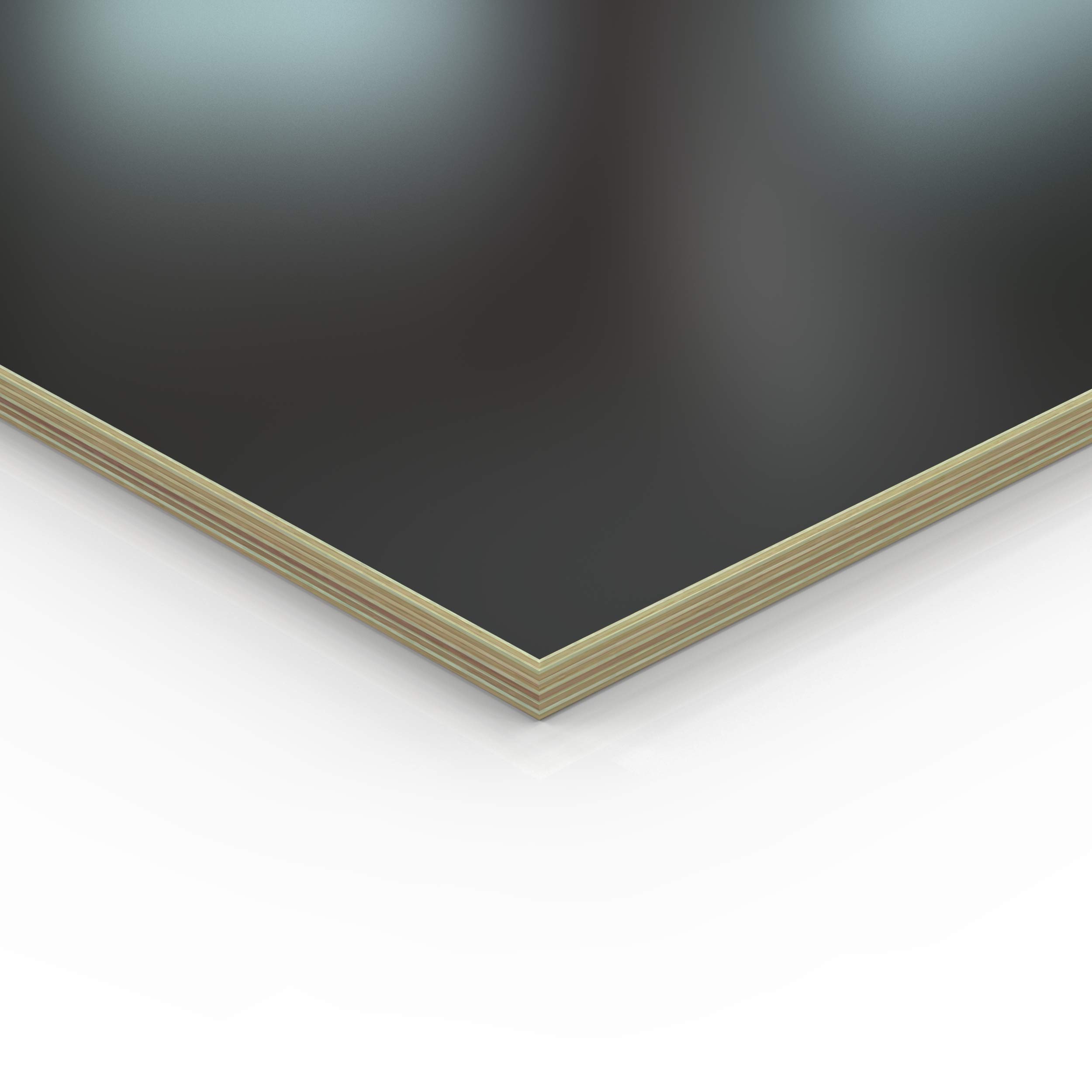 AUPROTEC Tischplatte 18mm schwarz 1400 mm x 700 mm rechteckige Multiplexplatte melaminbeschichtet von 40cm-200cm auswählbar Birken-Sperrholzplatten Massiv Holz Industriequalität Auswahl: 140x70 cm