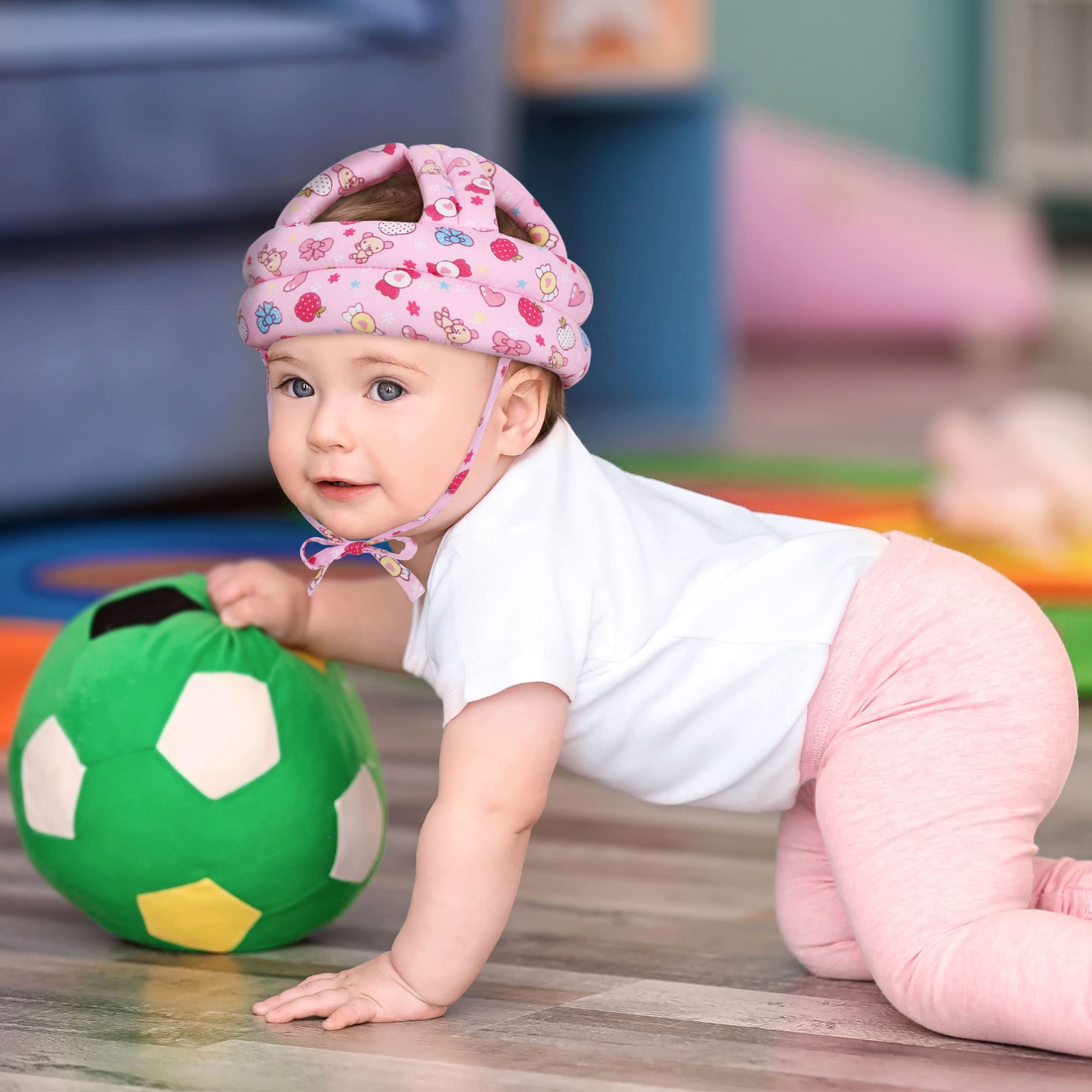 Simplicity Casco de seguridad para bebé y niño pequeño sin golpes - rosa - talla única