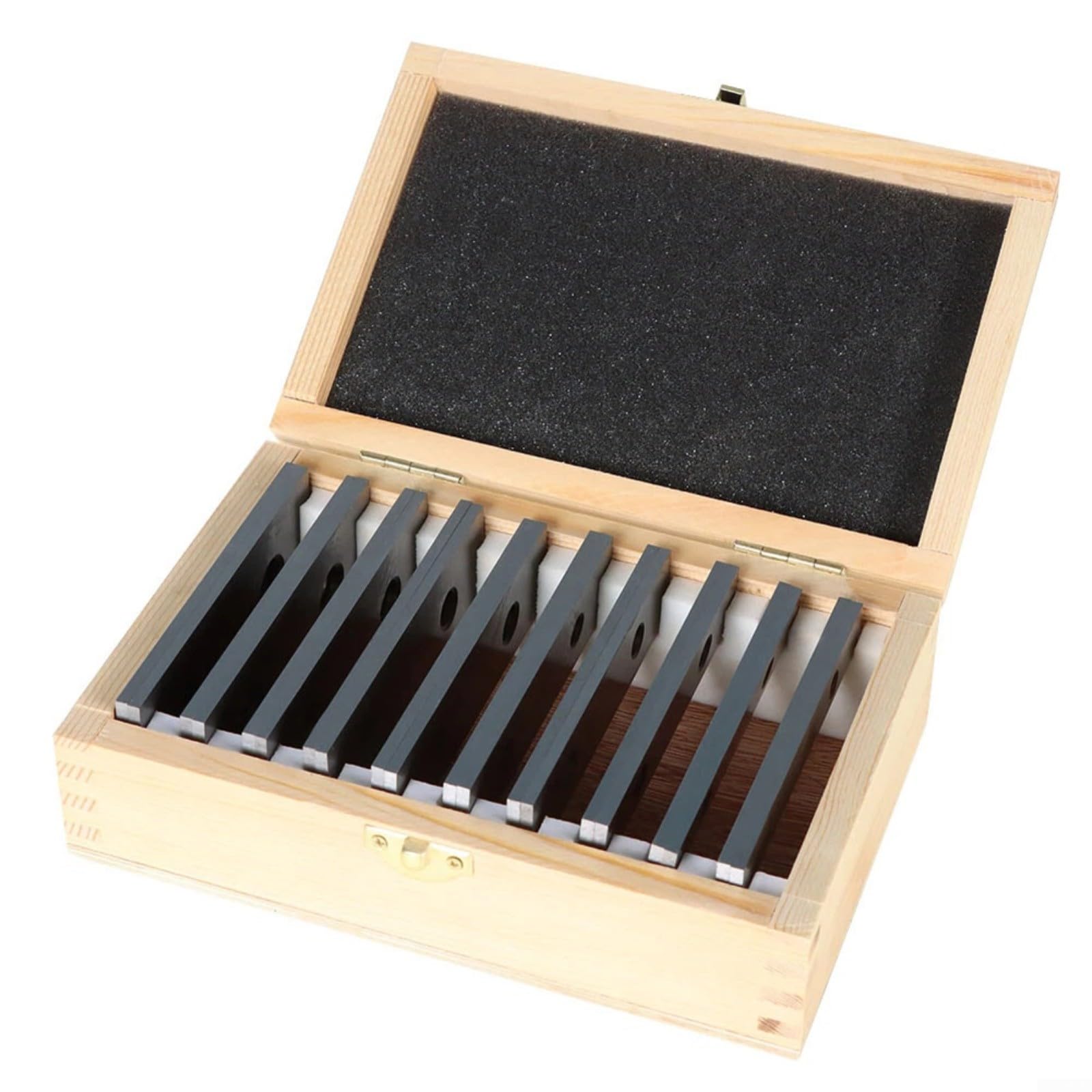 10 paia di blocchi paralleli Set in acciaio temprato per utensili di precisione 0,0002 pollici per fresatura foratura montaggio morsa ganasce lavorazione metallo 1/8x4 pollici