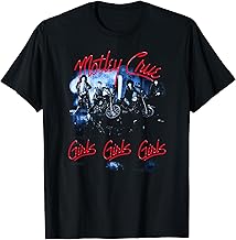 Mötley Crüe - Girls Girls Tracklist T-Shirt