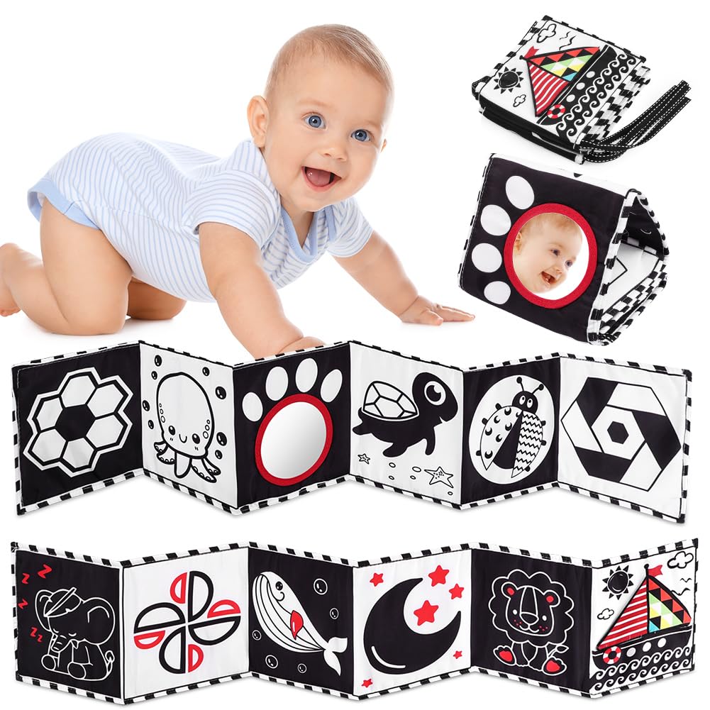 Vicloon Stoff-Buch,Bilderbuch aus Stoff,Zahlenlernspielzeug für Kleinkinder,Wahrnehmungs-Lernspielzeug,Geschenke für Babys