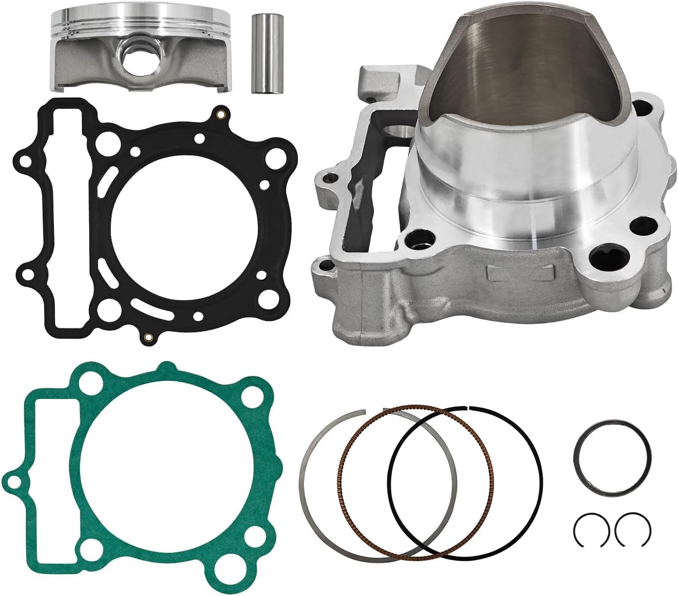 K1100-50005 STD 77mm Cylinder Piston Ring Gasket Kit Fits for Kawasaki KX250F 2004-2008, Fits for Suzuki RM-Z250 2004 2005 2006 Replace# K1100-50037 11005-0005 11005-0037 11005-0069